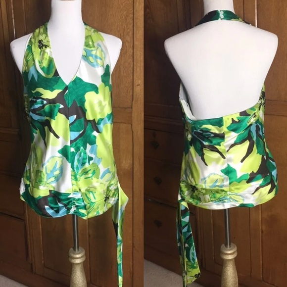 Banana Republic Tops - Banana Republic silk palm print blouse L Banana Republic Tops - Banana Republic silk palm print blouse L